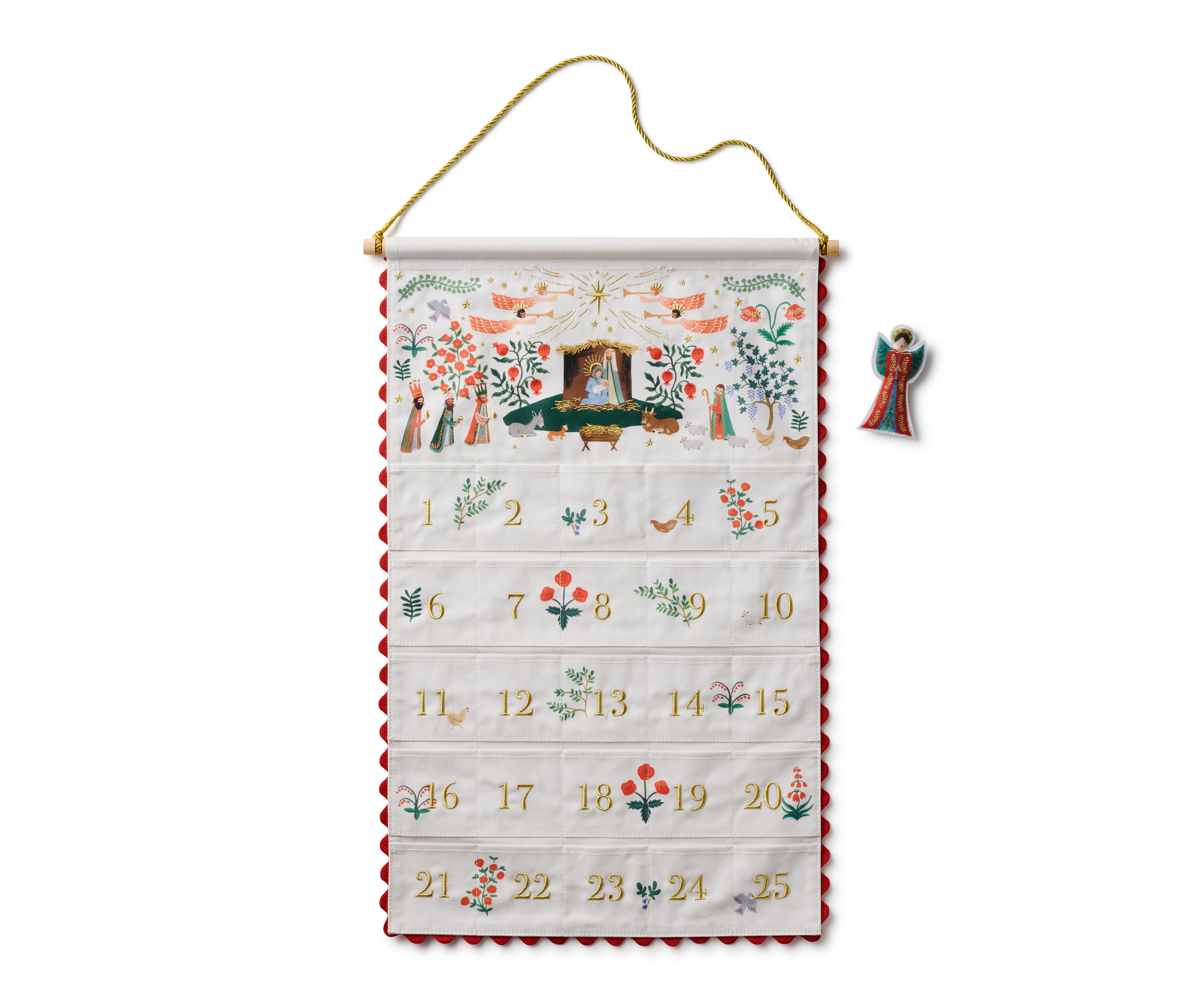 Nativity hängande adventskalender