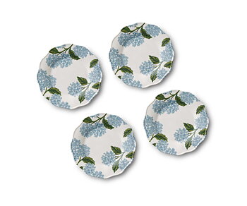 Hydrangea Melamine Dessert Plate set