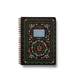 Rosette Spiral Notebook