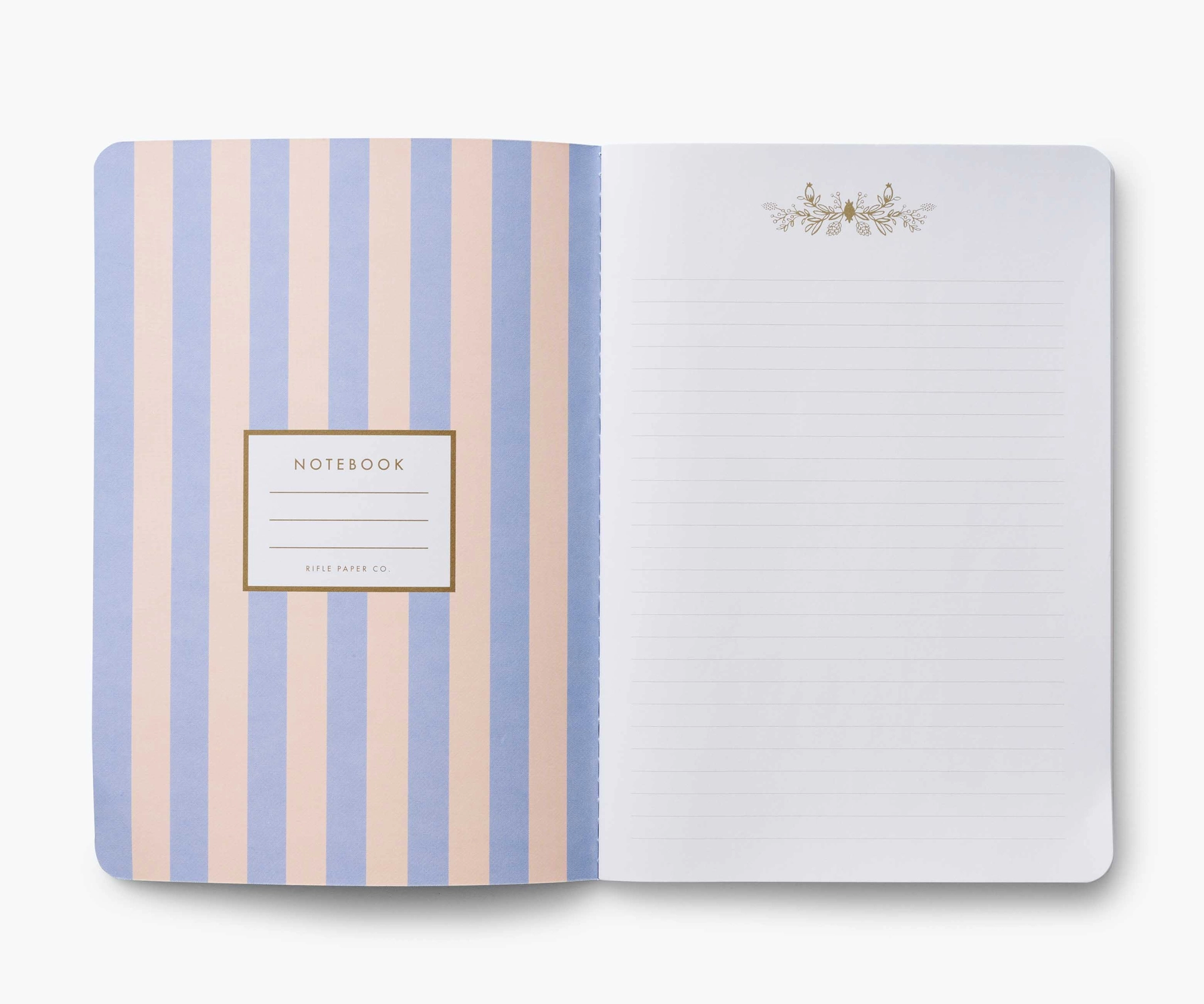 Set of 3 Hydrangea Stitched Notebook Set - 5
