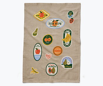 Kökshandduk Fruit Stickers