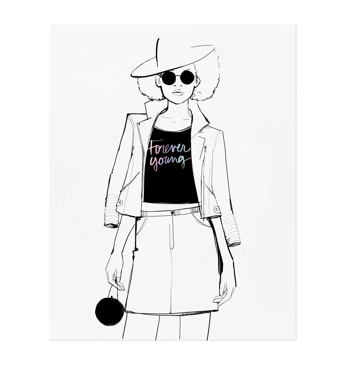Forever Young Print (A3)