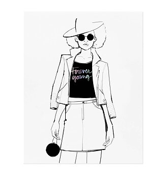 Forever Young Print (A3)