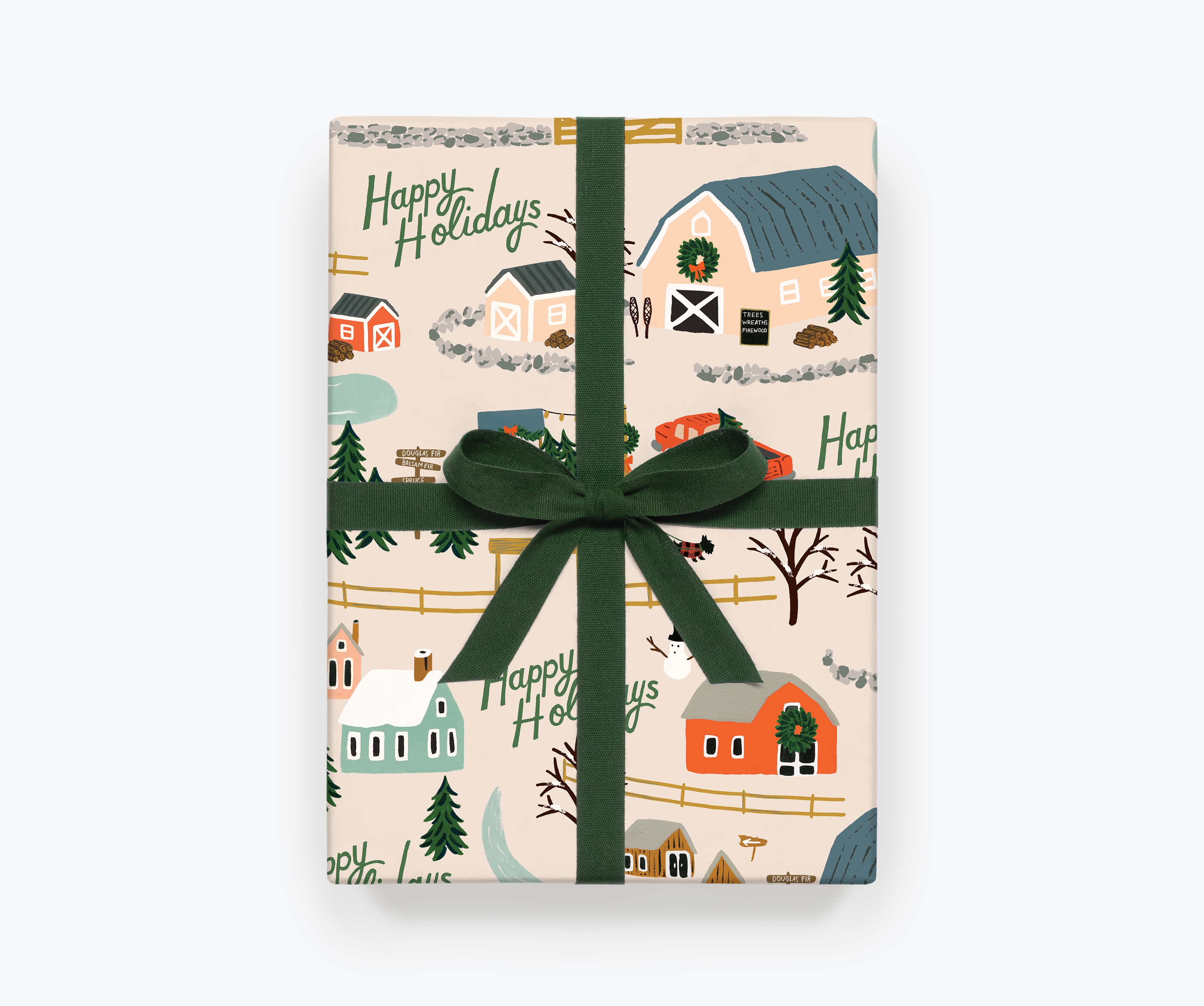 Holiday Tree Farm Single Sheet