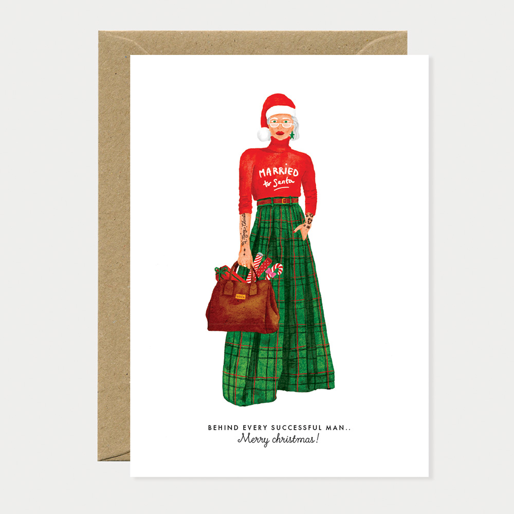 Married to Santa card