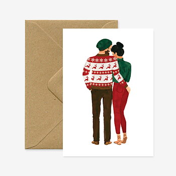 Xmas Lovers card