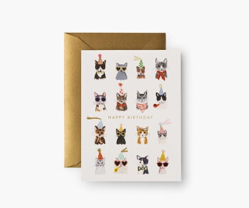 Cool Cats Birthday card