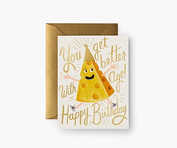 Better With Age Birthday card