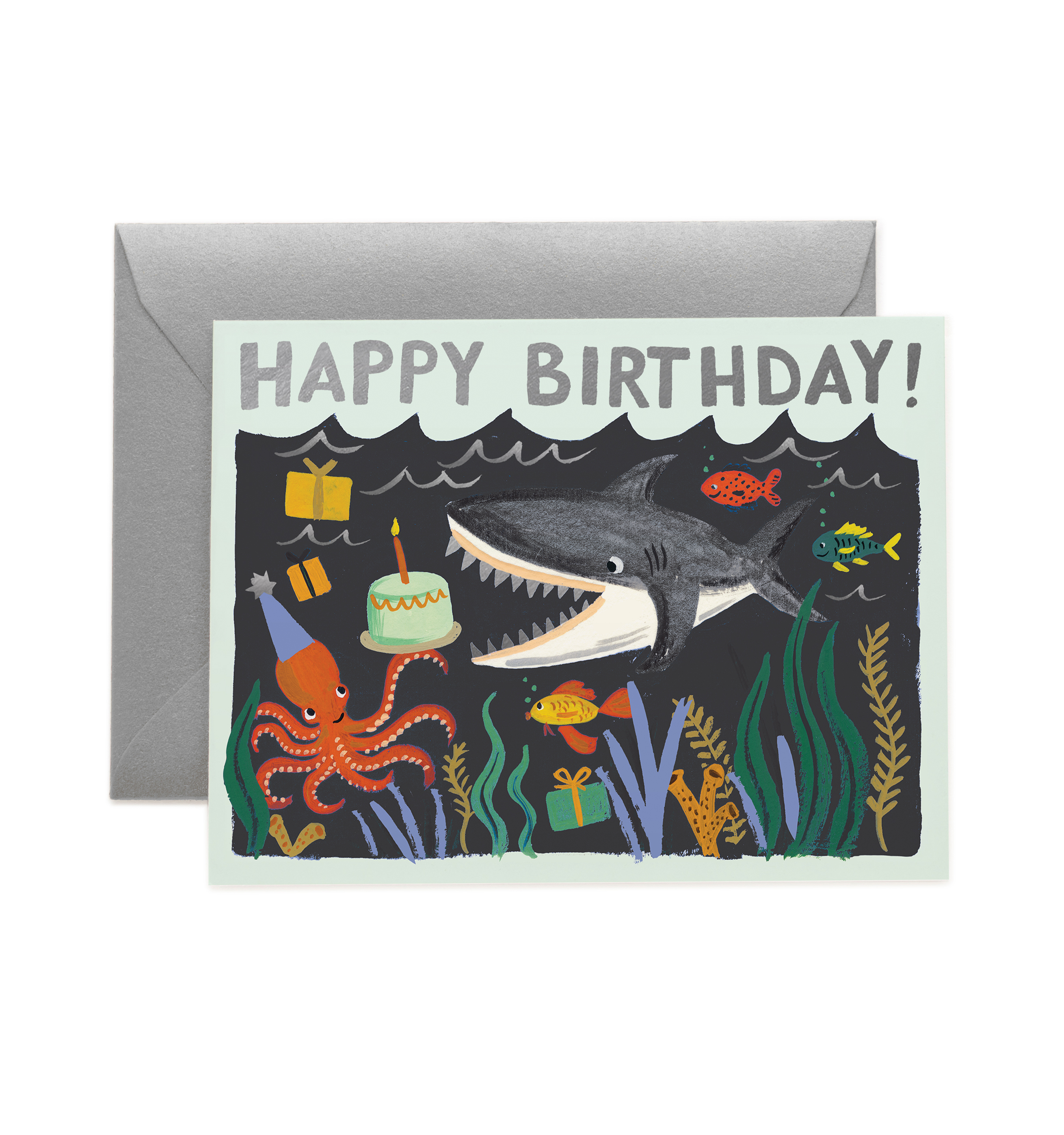 Shark Birthday Card
