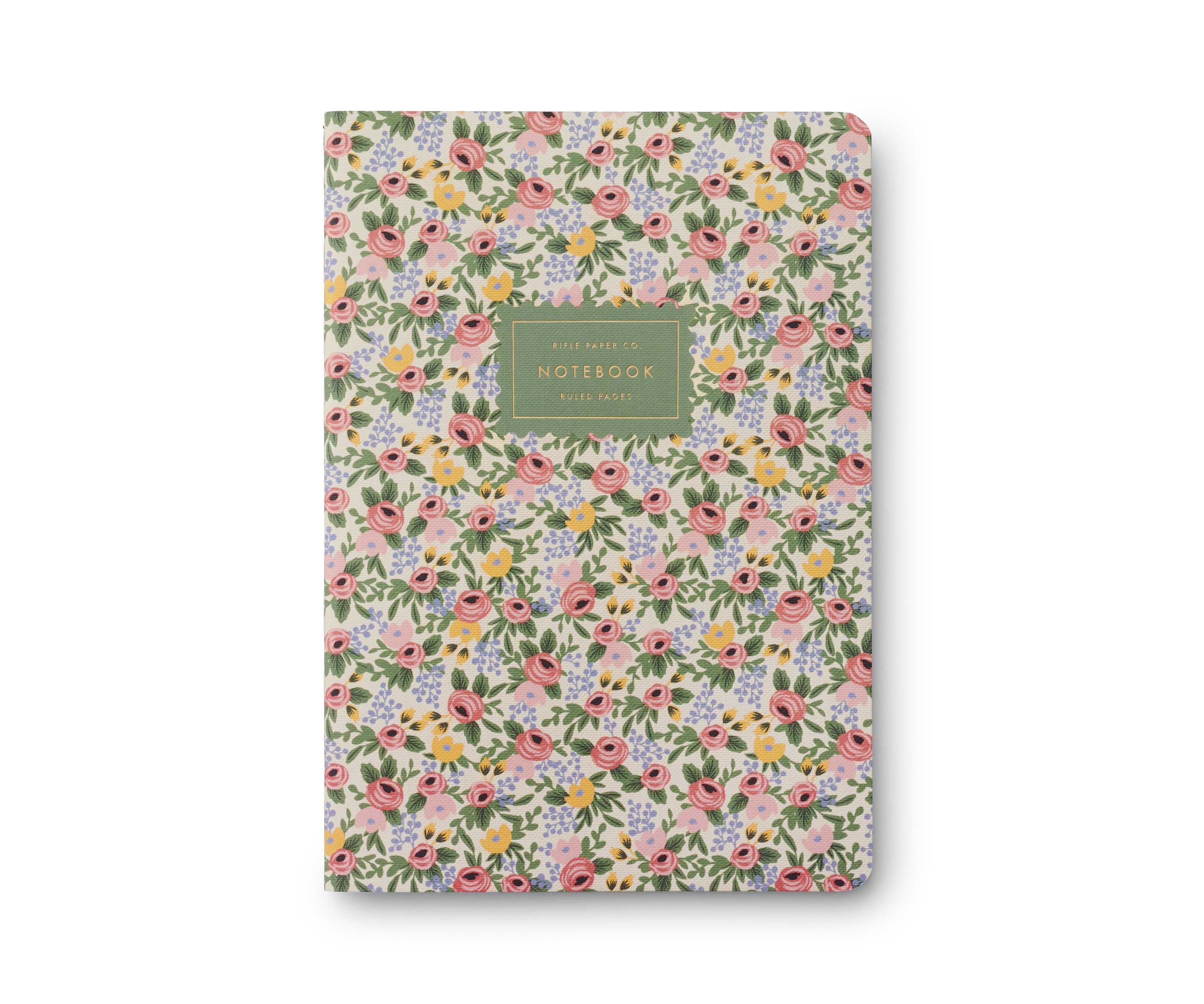 Set of 3 Rosa Stitched Notebook Set - 2