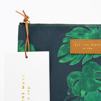 Monstera liten väska