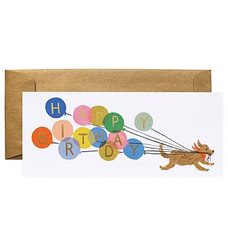 Birthday Balloon  Card