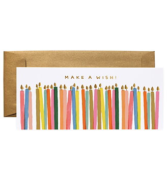 Make a Wish Candle Card