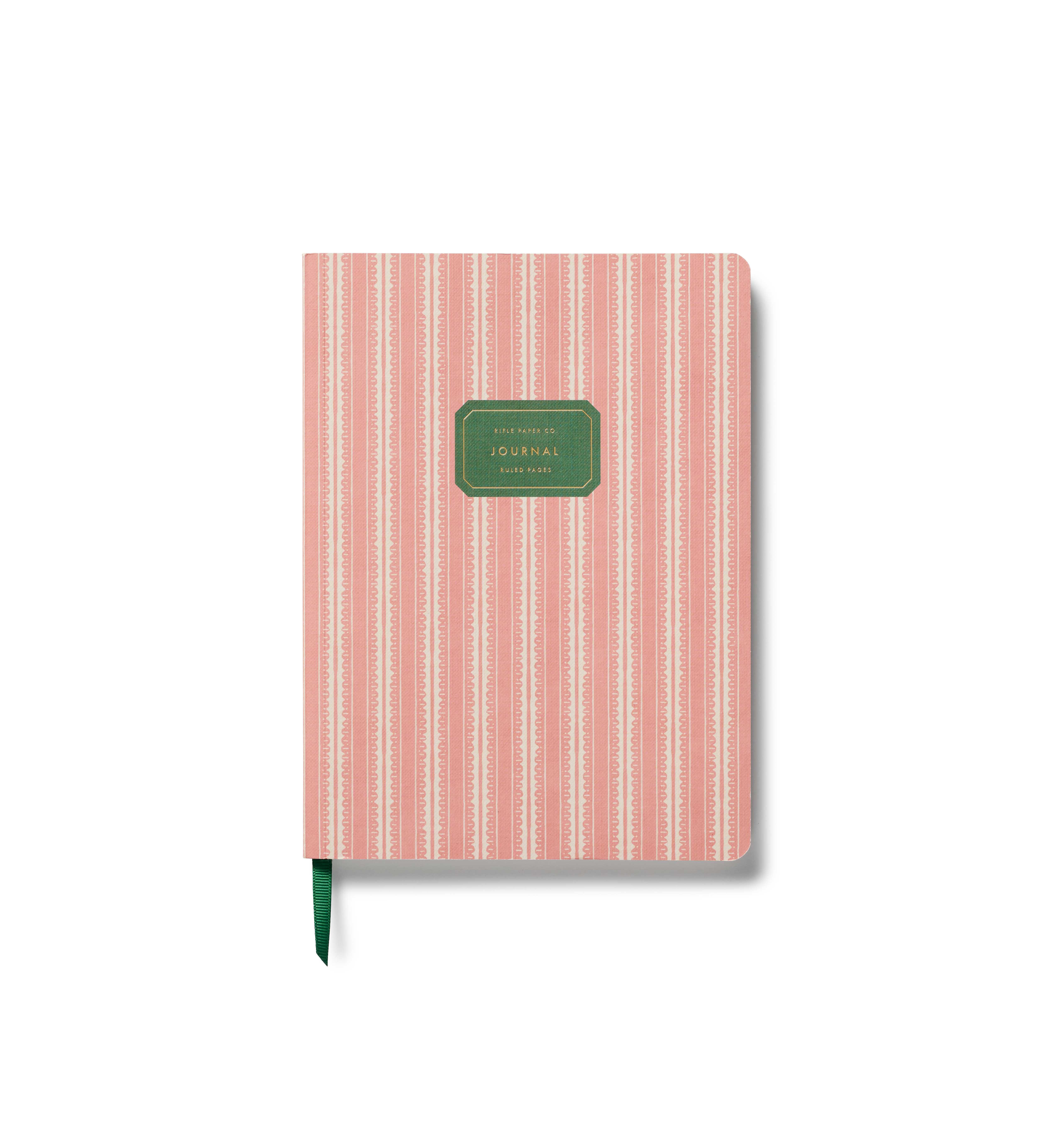 Pink Stripe Softcover Journal
