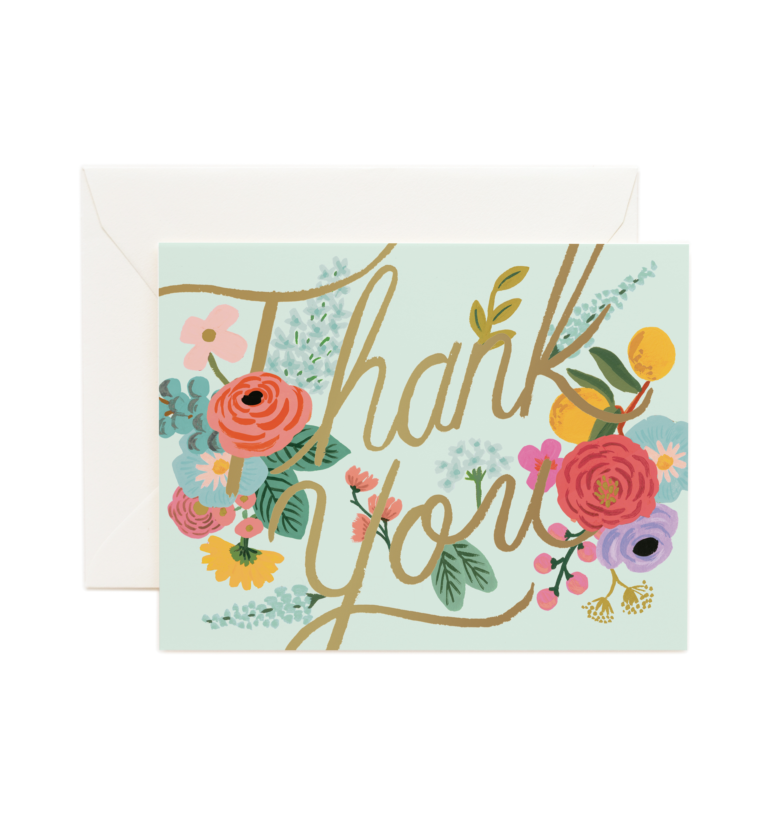 Mint Garden Thank You Card