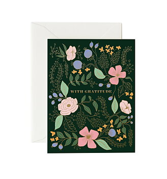 With Gratitude card