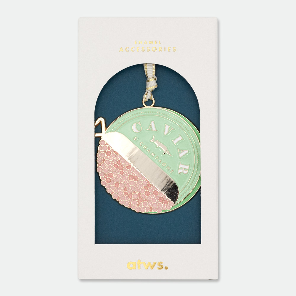 Caviar Box Ornament - 2