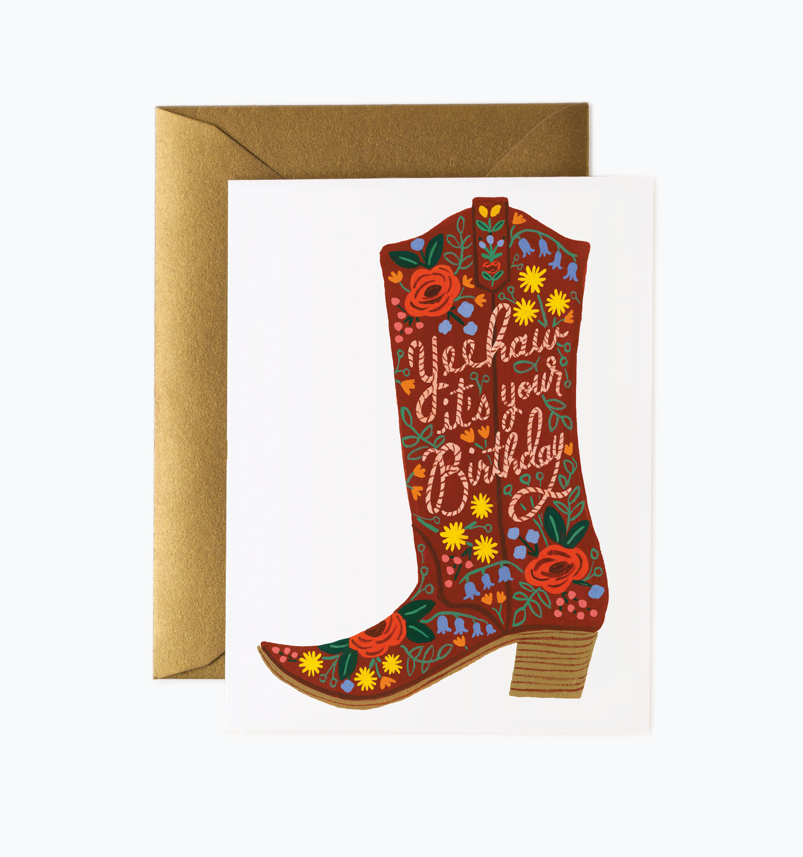 Birthday Boot Card