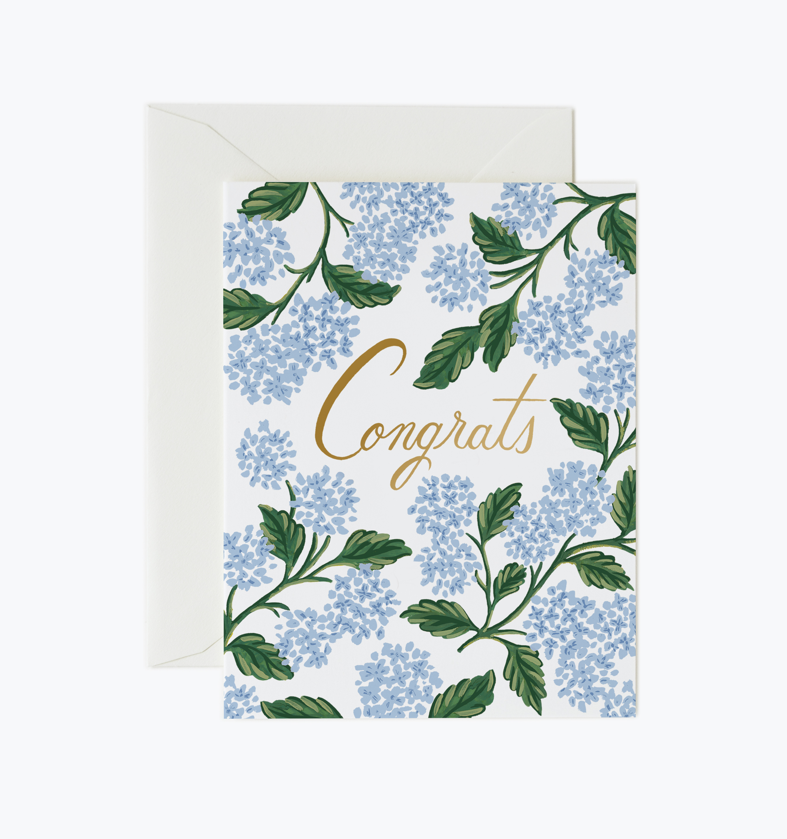Hydrangea Congrats Card