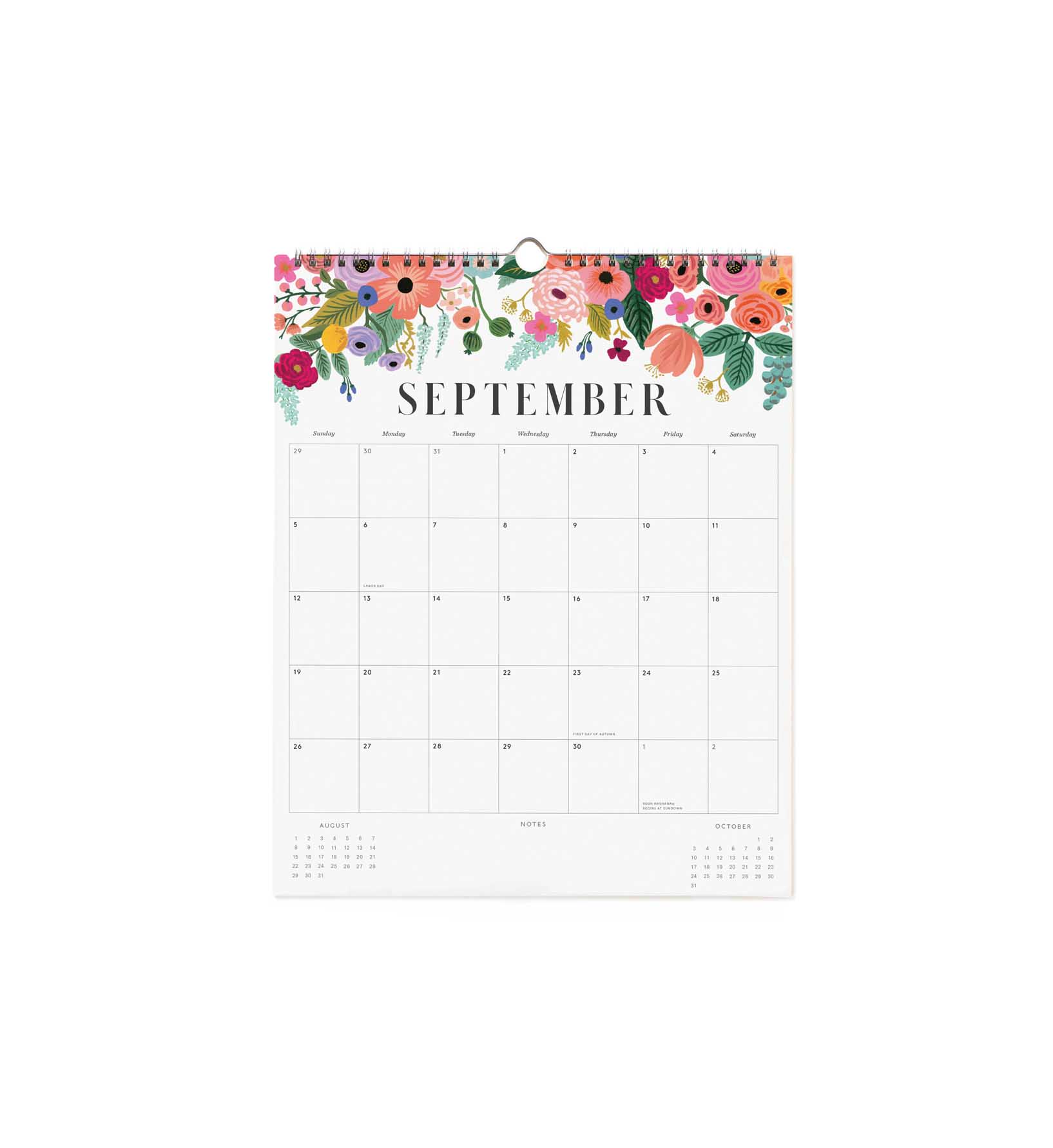 2027 Pink Hydrangea Appointment Väggkalender - 10