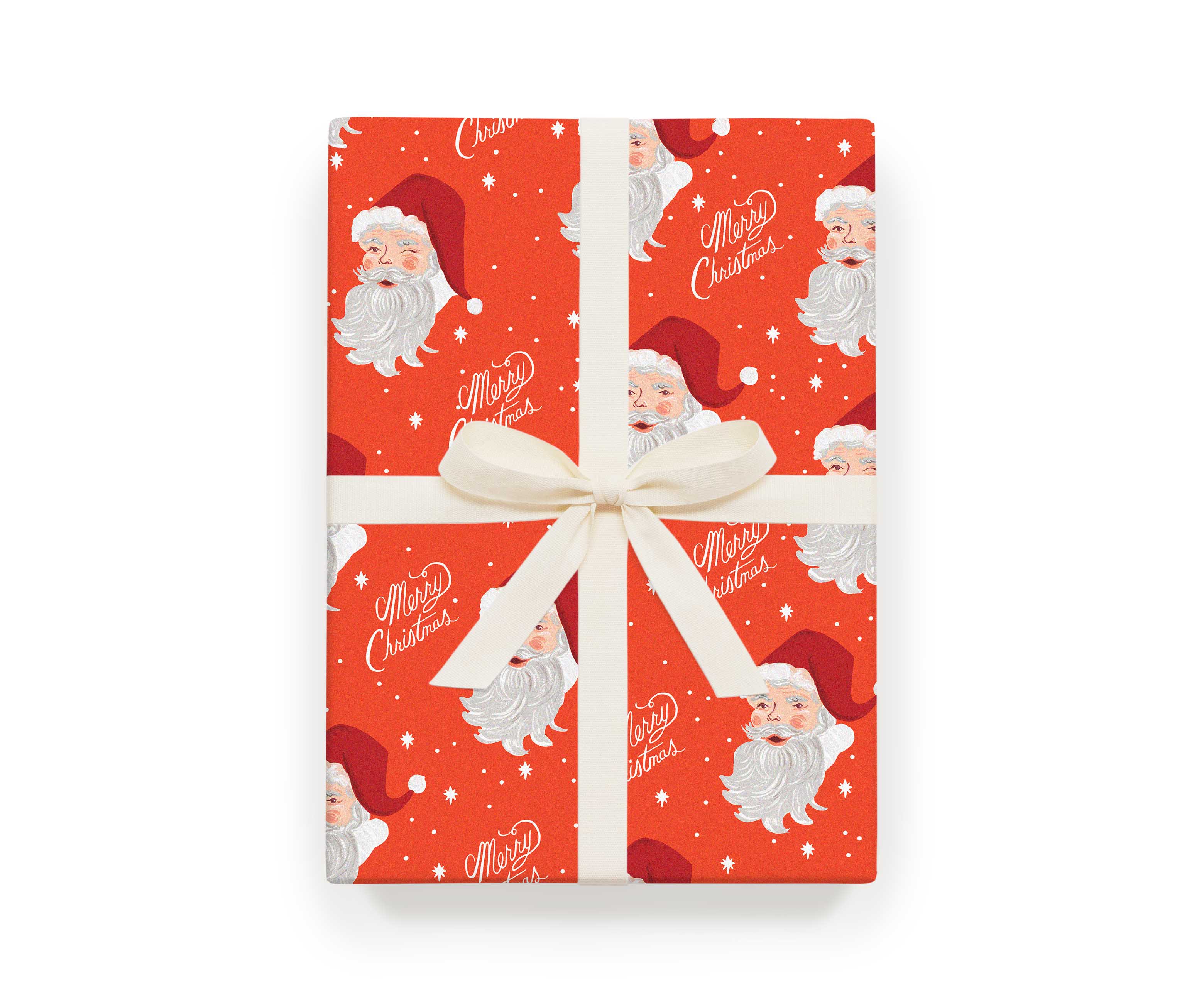 Santa Single Sheets pack of 3