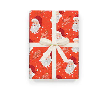 Santa Single Sheets pack of 3