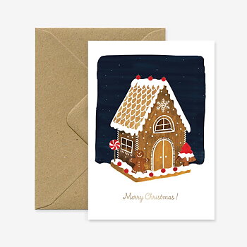 Gingerbread House card