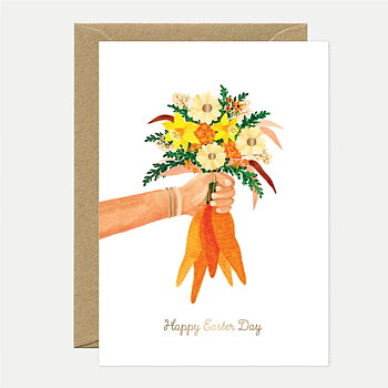 Carrot Bouquet card