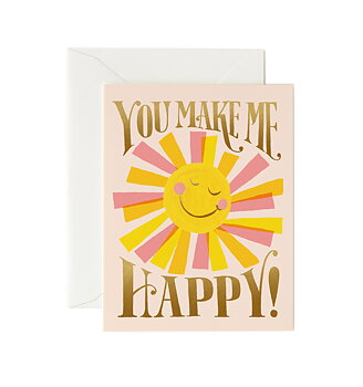 You Make Me Happy Card