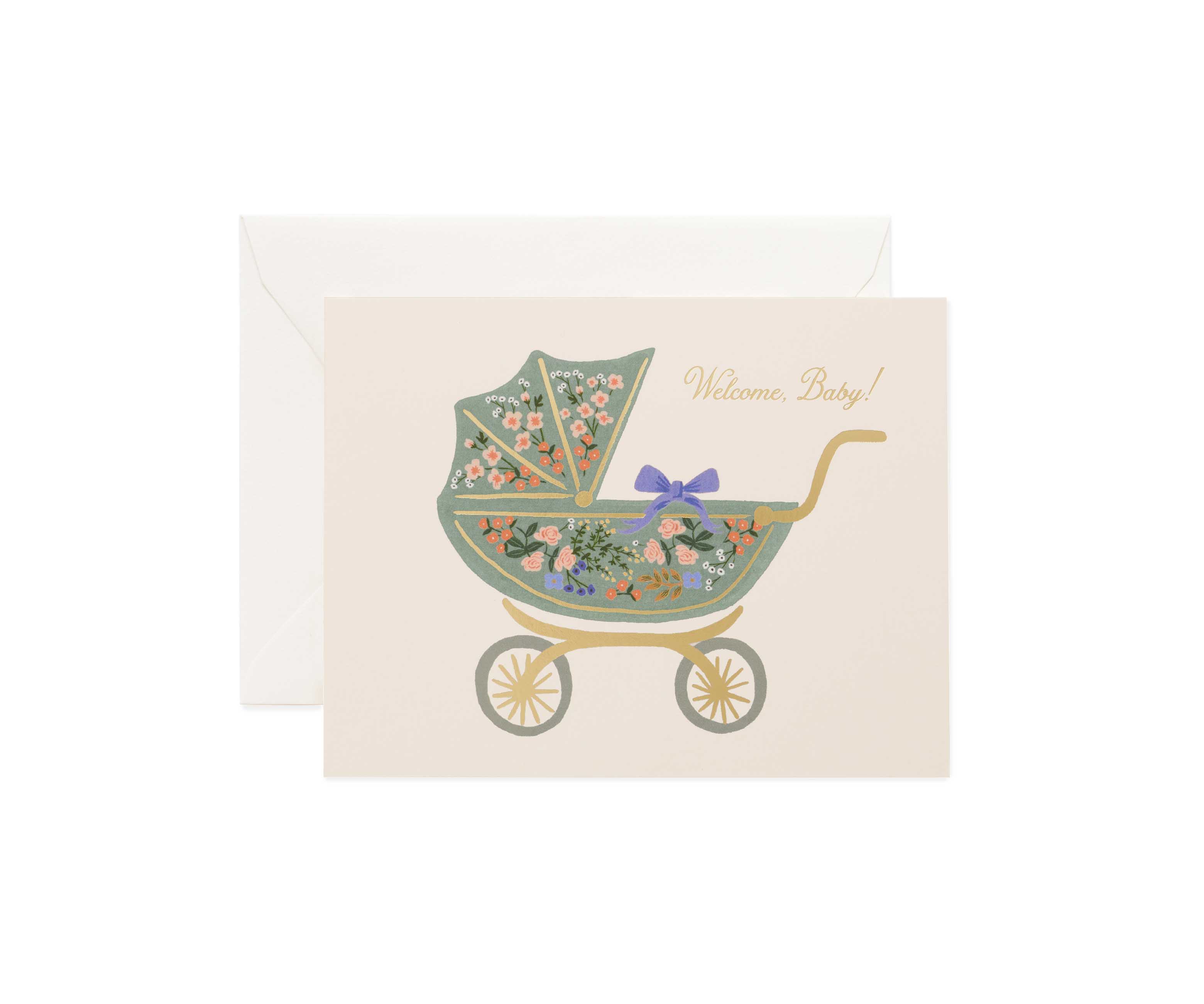 Floral Pram Card