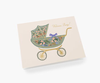 Floral Pram Card