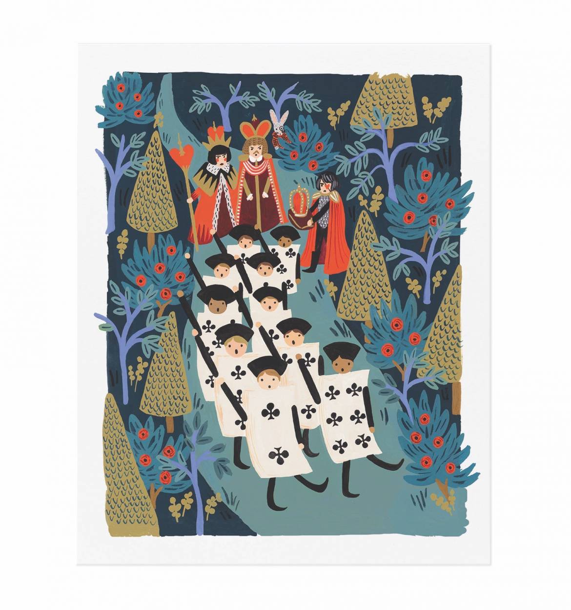 March of The Card Soldiers Print (A4)