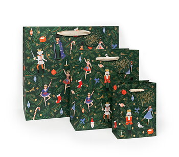 Nutcracker Holiday Gift Bags