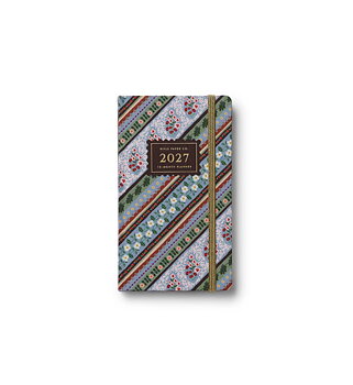 2027 Paisley Pocket Spiral Planner