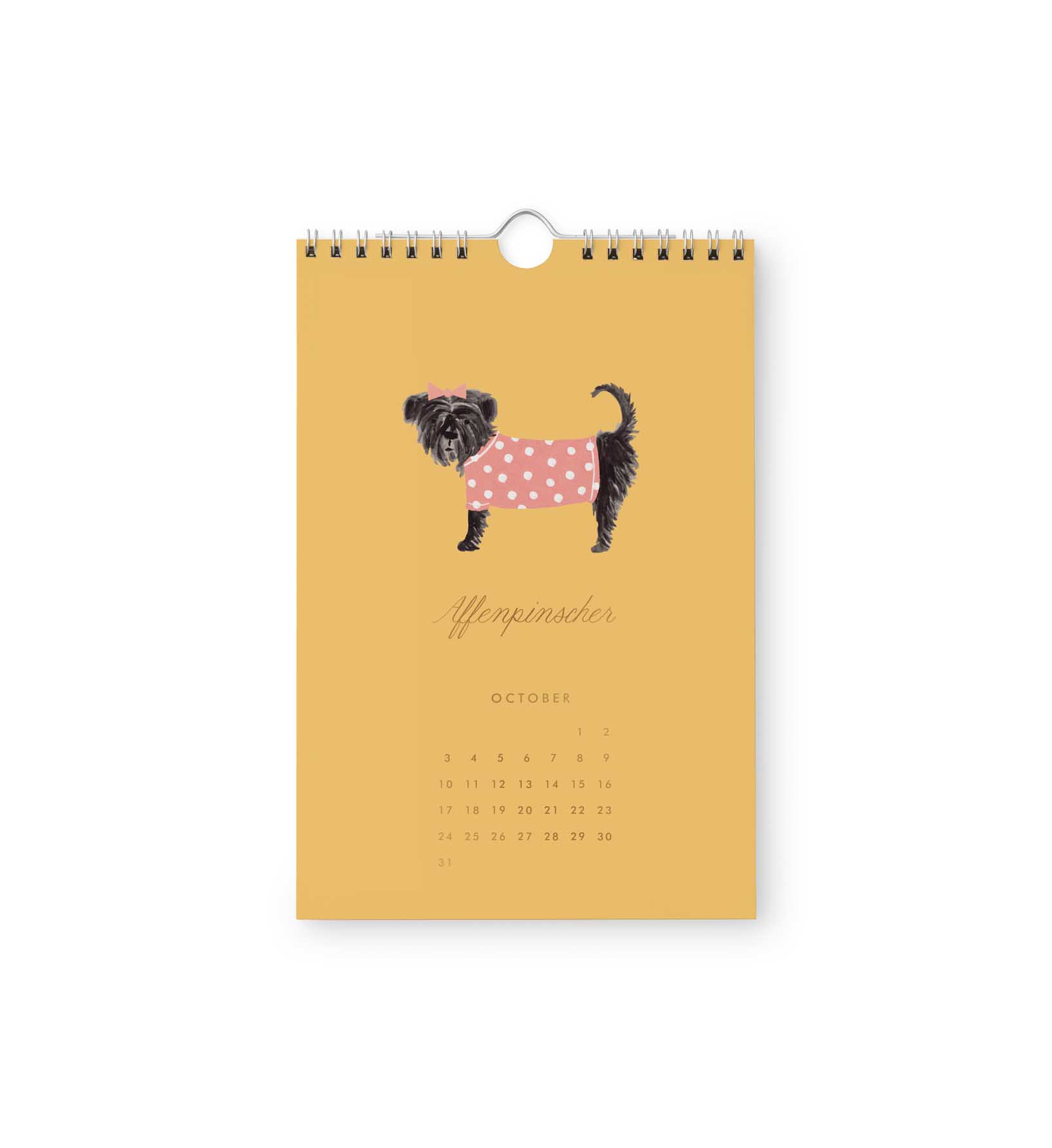 2027 Dog of the Month Kitchen Calendar - 11
