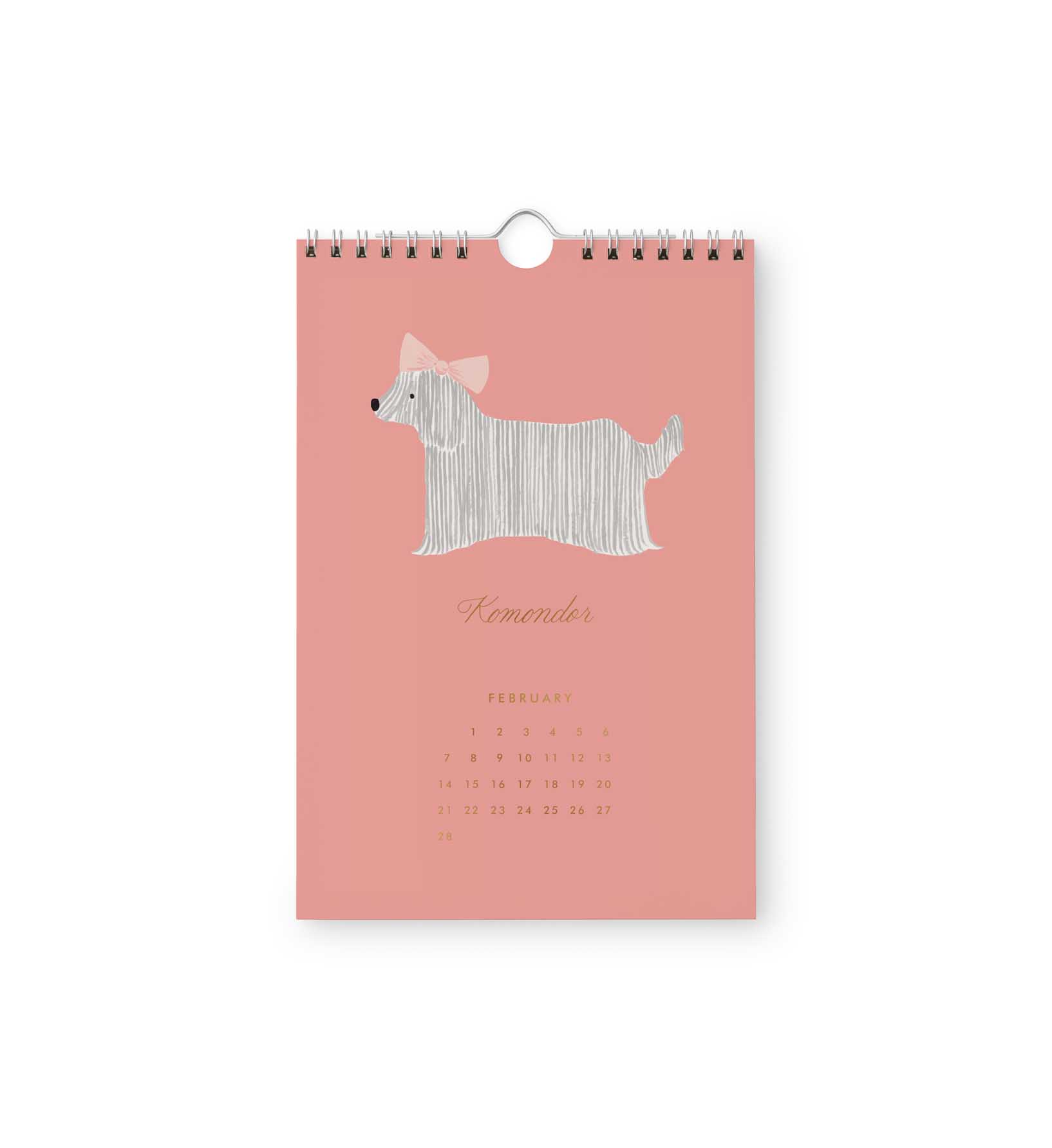 2027 Dog of the Month Kitchen Calendar - 3