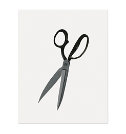 Scissor Print (A4)