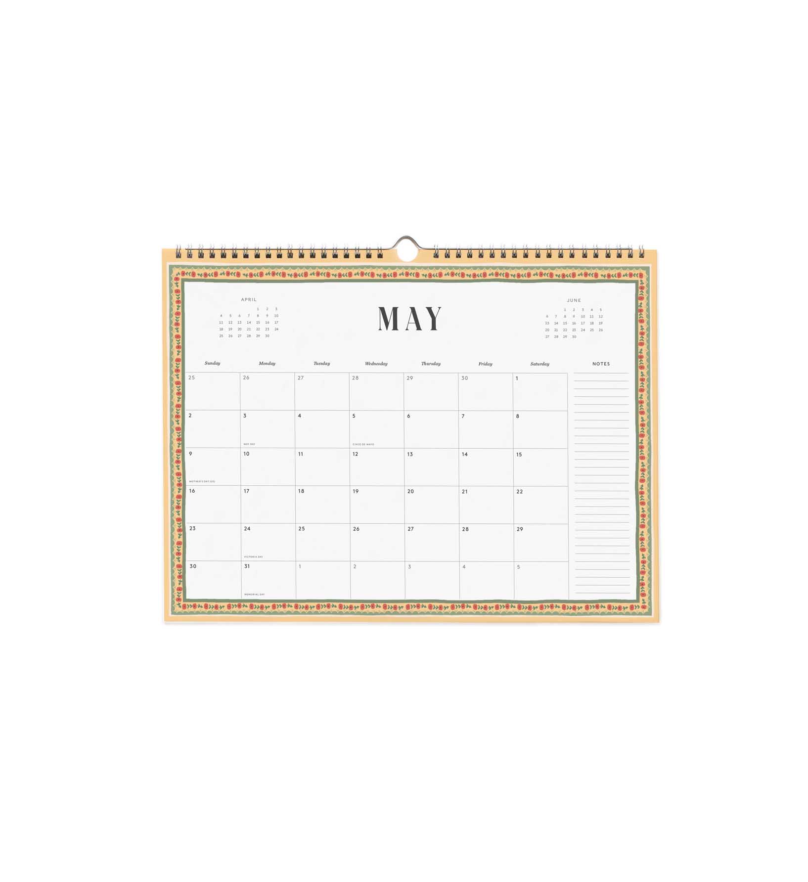 2027 Paisley Appointment Väggkalender - 6