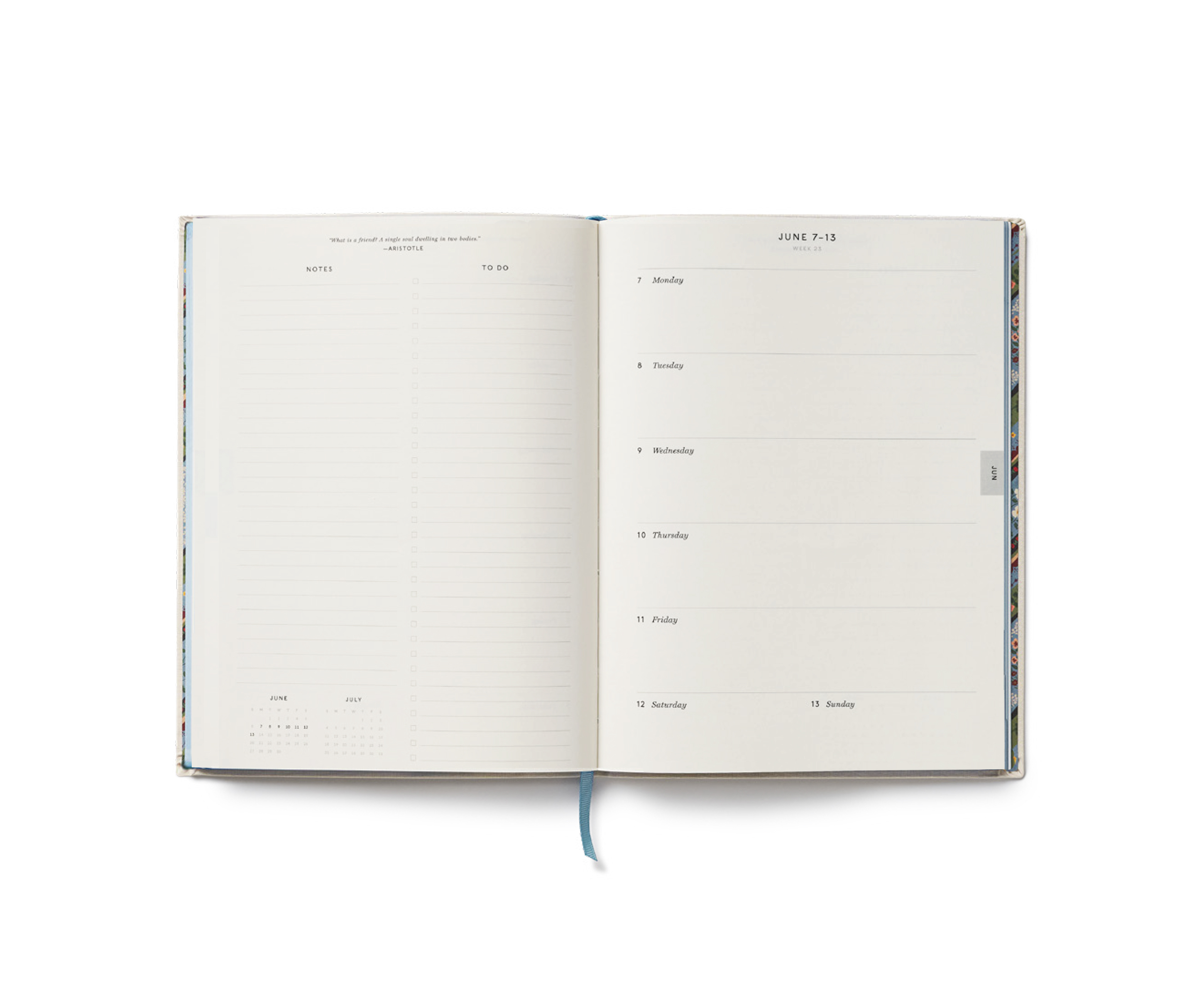 2027 Heritage Sampler Hardcover Fabric Planner - 2