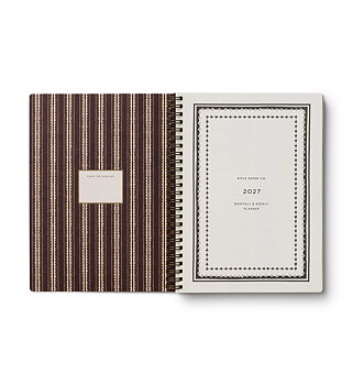 2027 Pink Hydrangea Softcover Spiral Planner