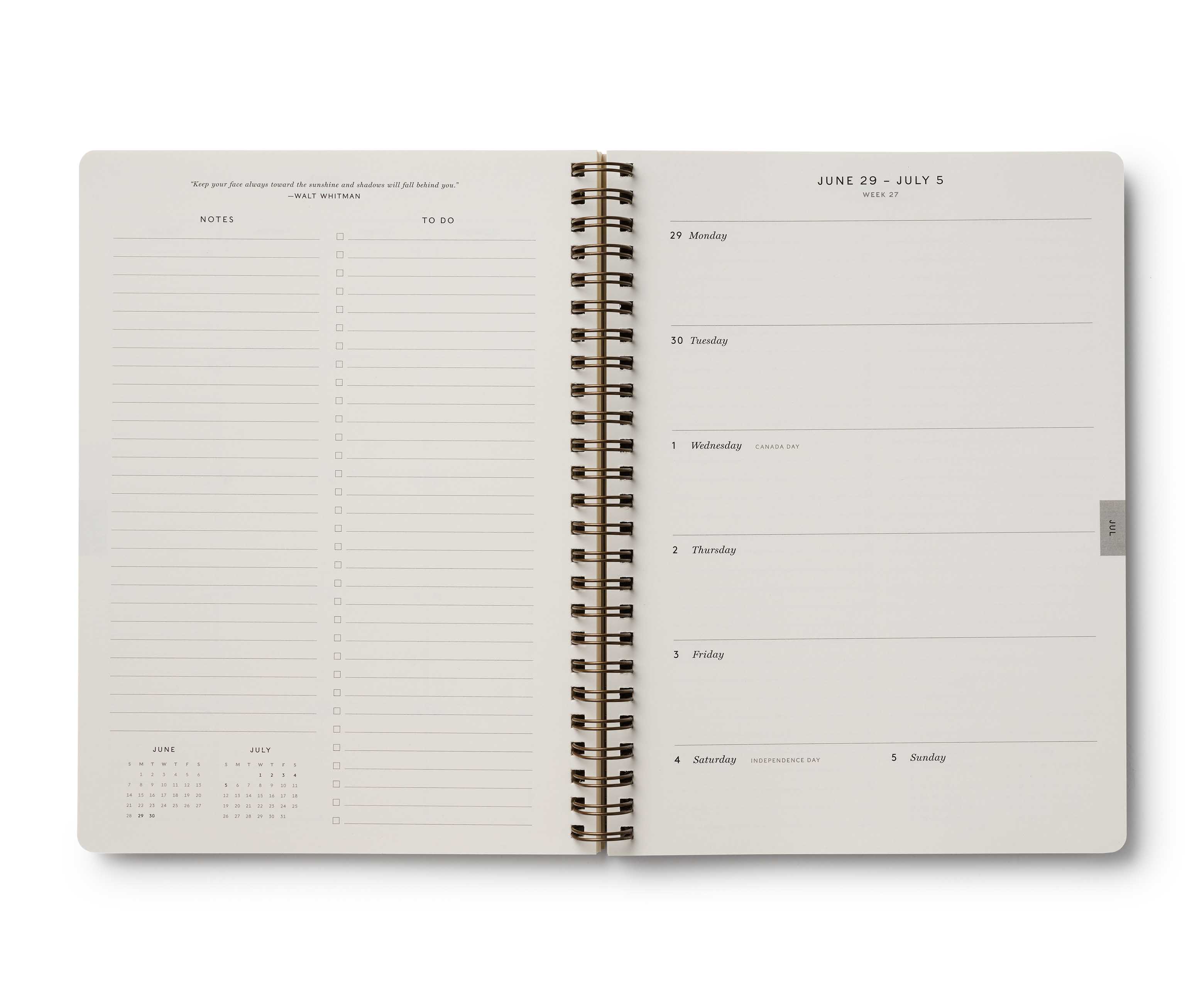 2027 Garden Study Softcover Spiral Planner - 2