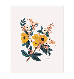 Marigold Botanical Print (A4)