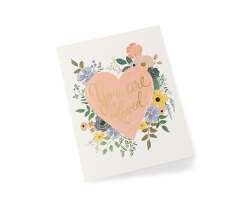 You are Loved Heart Card