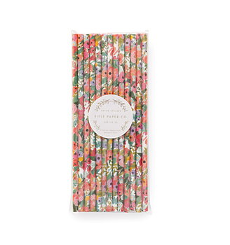 Garden Party Paper Straws