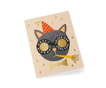 Birthday Cat Card