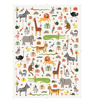 Party Animals Single Sheet
