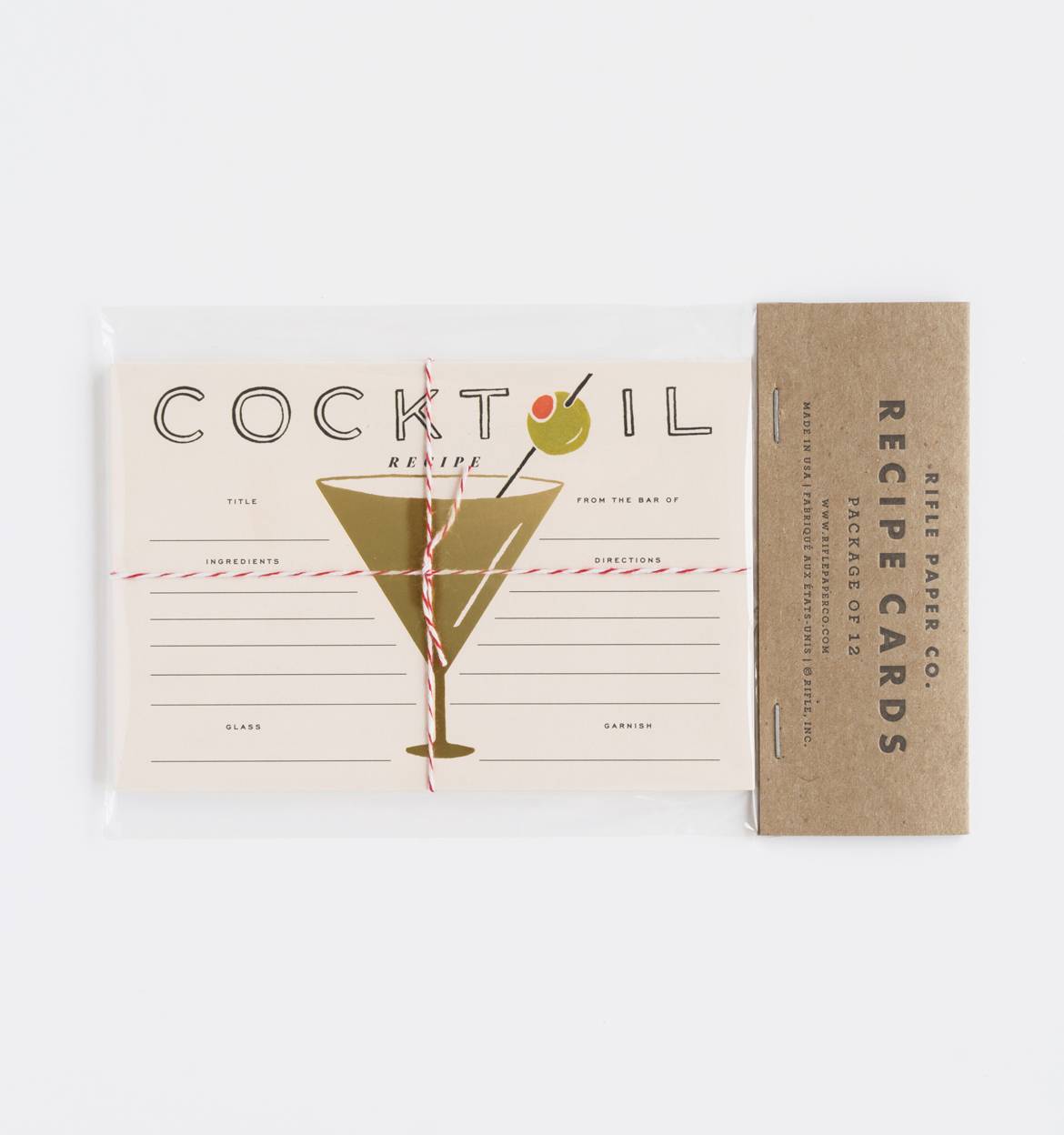 Cocktail Recipe Cards - 2