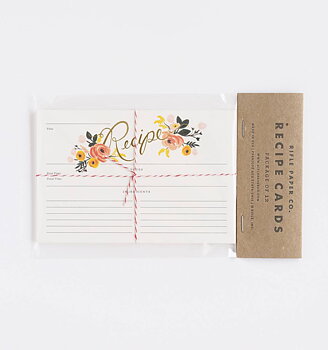 Peony Recipe Cards