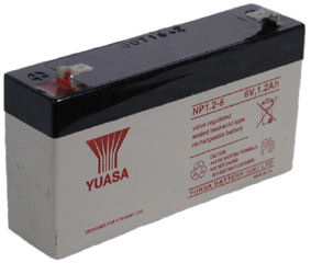Yuasa NP1,2-6      4,8mm/0,3kg