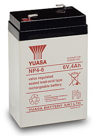 Yuasa NP4-6       4,8mm/0,85kg